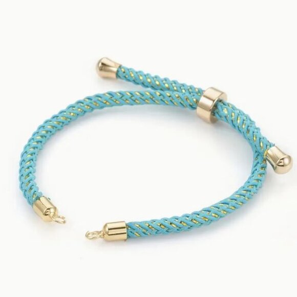 Mixed Color Adjustable Nylon Cord Slider Four Pieces - Picture 2 of 6